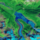 The iceberg, which measures 0.7 square miles (1.2 sq km), as seen on August 27, 2016. (Image: NASA Earth Observatory images by Jesse Allen, using Landsat data from the U.S. Geological Survey)